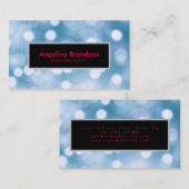 Koel en uniek zwart Confetti Visitekaartje (Voorkant / Achterkant)