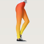 Koel en vun gradiënt zondstijgend Sinaasappel Leggings (Rechts)