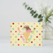 Koel en zoet briefkaart (Staand voorkant)