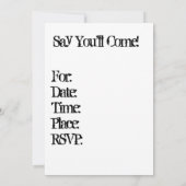 Koel English Bulldog Invitation Birthday of Any Oc Kaart (Achterkant)