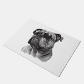 Koel English Bulldog Wearing Sunbril Deurmat (Schuin)