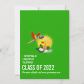 Koel exotische GraduPartij Kaart (Achterkant)