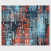 Koel feestelijke fantasievolle glinsterende verjaa cadeaupapier (Vlak)