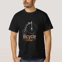 Koel  fiets 40th voor hem zwart T-shirt