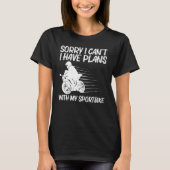 Koel fiets voor vrouwen t-shirt (Voorkant)