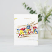 Koel  Football Spelspelers Foto Afbeelding Briefkaart (Staand voorkant)