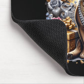 Koel Frenchie Bulldog Ketting Blingeecore Kerstmis Muismat (Hoek)