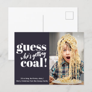 Koel Funny-fotoKerstmis Feestdagenkaart