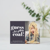 Koel Funny-fotoKerstmis Feestdagenkaart (Staand voorkant)