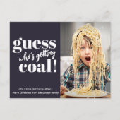 Koel Funny-fotoKerstmis Feestdagenkaart (Voorkant)