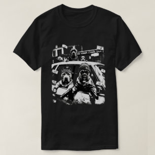 Koel Gangster Honden Retro Hip Hop T-shirt