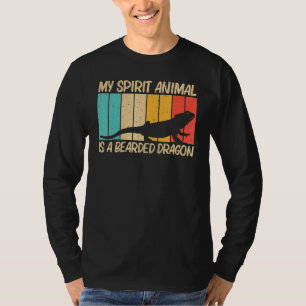 Koel gebakken draak voor mannen hertiele hagedis t-shirt