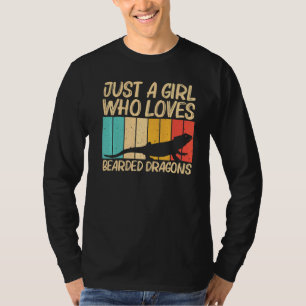 Koel gebogen draak voor meisjes Kinder herbergings T-shirt