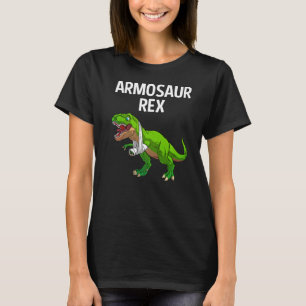 Koel gebroken arm voor mannen Kinder Dinosaur Brok T-shirt