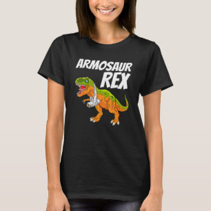 Koel gebroken arm voor mannen Kinder Dinosaur Brok T-shirt