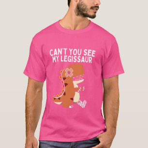 Koel gebroken been voor mannen Kinder roetensluiti T-shirt