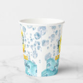 Koel geel 1e rubber eend verjaardagsuitnodigingen papieren bekers (Rechts)