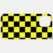 Koel geel en zwart geruit patroon Case-Mate iPhone case (Achterkant (horizontaal))