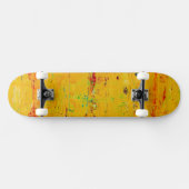 Koel Geel Esthetisch Kunst Persoonlijk Skateboard (Horizontaal)