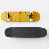 Koel Geel Esthetisch Kunst Persoonlijk Skateboard (Horizontaal)