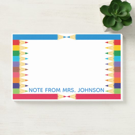 Koel gekleurde potloodhouder post-it® notes (Kantoor)