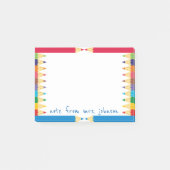 Koel gekleurde potloodhouder post-it® notes (Voorkant)