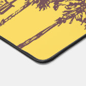 Koel  gele tropische ketting bureaumat (Hoek)