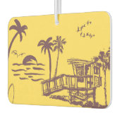 Koel  gele tropische ketting luchtverfrisser (Links)