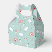 koel, gelijkmatig gesneden zurse patroon bedankdoosjes (Achterkant)