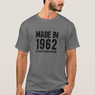 Koel gemaakt in 1962 T 60e verjaardag Geweldige T-shirt