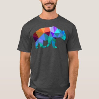 Koel Geometrisch Beer Wildlife Mountain Animal T-shirt