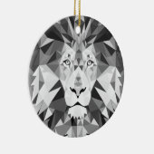 Koel Geometrische luikop Keramisch Ornament (Rechts)