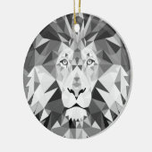 Koel Geometrische luikop Keramisch Ornament (Links)