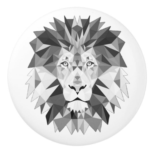 Koel Geometrische luikop Keramische Knop (Voorkant)