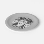 Koel Geometrische luikop Papieren Bordje (Gekanteld)