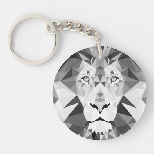 Koel Geometrische luikop Sleutelhanger (Voorkant)