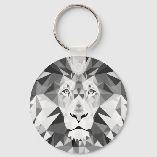 Koel Geometrische luikop Sleutelhanger (Voorkant)
