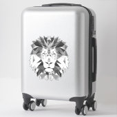 Koel Geometrische luikop Sticker (Koffer)