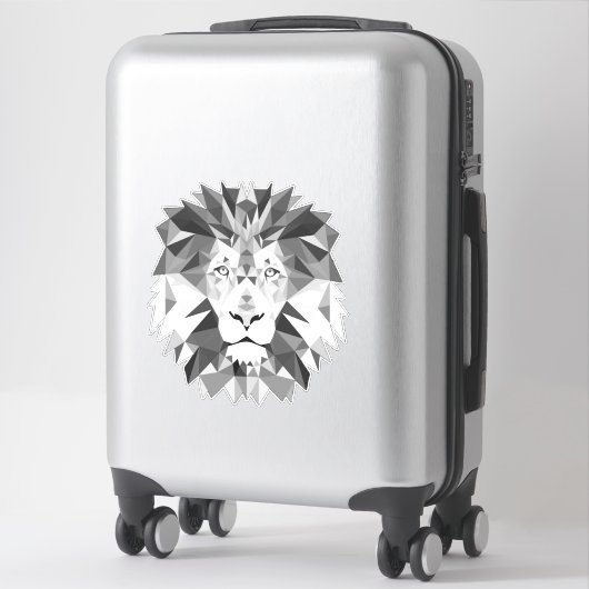 Koel Geometrische luikop Sticker (Koffer)