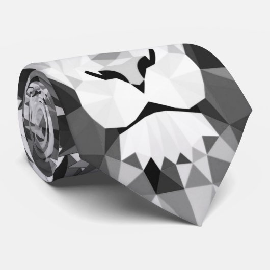 Koel Geometrische luikop Stropdas (Opgerold)