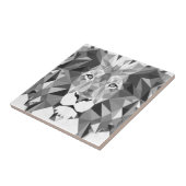 Koel Geometrische luikop Tegeltje (Zijkant)