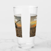 Koel gepersonaliseerde boer Legend Combine Corn Glas (Links)
