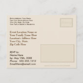 Koel gepersonaliseerde honkbal afstudeeruitnodigin uitnodiging briefkaart (Achterkant)