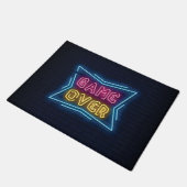 Koel Gesimuleerd Neon GAME OVER bord Deurmat (Schuin)