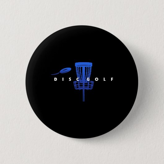 Koel gestileerd discgolfen met sket en disc - Schi Ronde Button 5,7 Cm (Voorkant)