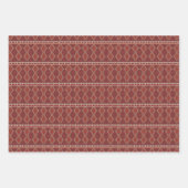 koel getand etnisch patroon inpakpapier vel (Voorkant 3)