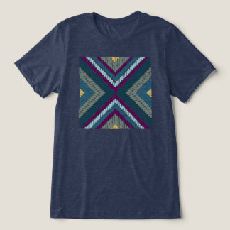 Koel Getinte Mozaïek Tri-Blend Shirt