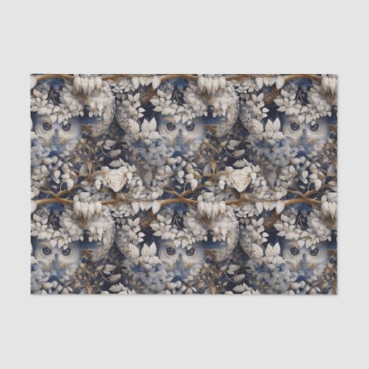 koel getunde piepvormig patroon tissuepapier (Voorkant)