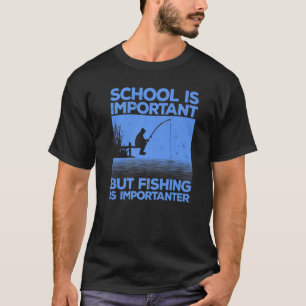 Koel Gevist voor mannen Vissende vis T-shirt
