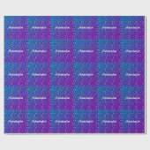 Koel, geweldig, blauw-Paars Cadeaupapier (Vlak)